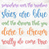 Somewhere Over The Rainbow Stencil by StudioR12 | Craft DIY Kids Room, Nursery Decor | Paint Wood Sign & Word Art Wall Decor | Select Size (12 x 1...