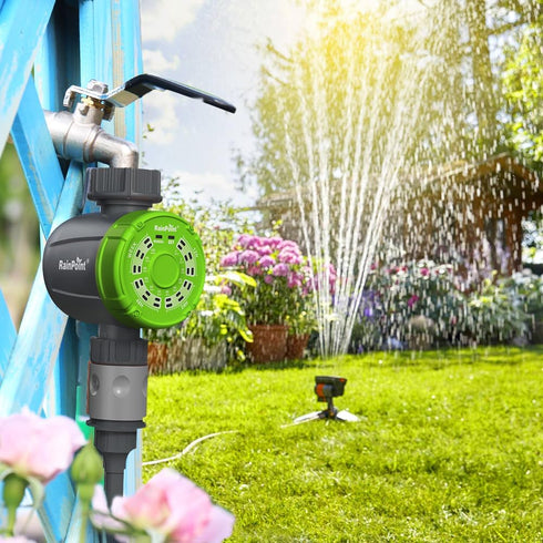 Water Timer for Outdoor Hose Faucet, Customizable Hose Timers for Watering, Garden Sprinkler Timer, Automatic Home Irrigation System...