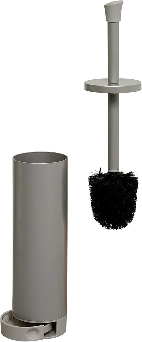 Zenna Home Nickel Smart Accessories NeverRust Rustproof Easy Clean Toilet Bowl Brush Holder (EBH1ALBNL)...