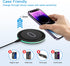 Samsung S24 Wireless Charger Fast Charging Pad for Samsung Galaxy S24 Ultra S23 FE S22 S21 S20,15W Wireless Charger Station + QC3.0 Adapter for iP...
