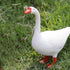 Goose Statue Farm Animal Sculpture: Garden Goose Statue Yard Farm Animal Figurine Country Easter Patio Home Decoration for Indoor Outdoor Desktop(...