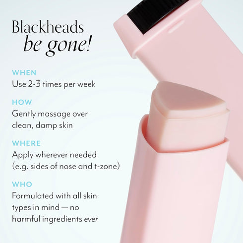 Bliss Blackhead Breakdown - Blackhead Purifying Stick - Extracts Pore Clogging Debris - Formulated with Pink Clay & Salicylic Acid...