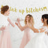 Drink Up Bitches With Champagne Glass Gold Glitter Hanging Sign Banner- Bachelorette, Engagement, Birthday Party, Bridal Shower Hen Night Girls Ni...