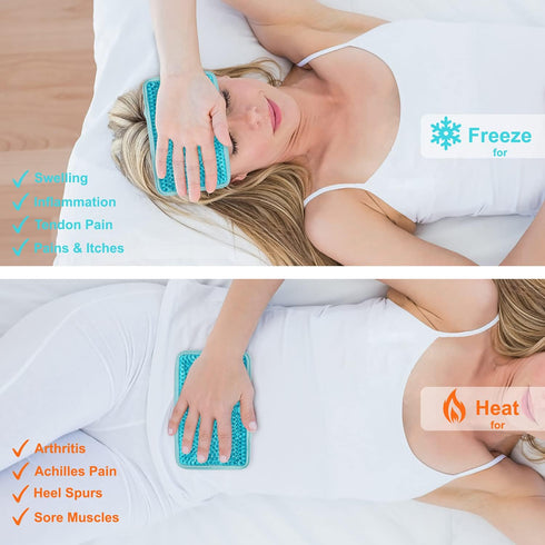 Gel Beads Ice Pack Ice Bag with Strap-1 Pack Reusable Hot & Cold Pack Compress for Knee, Shoulder, Foot, Back, Ankle, Neck, Hip, Elbow, Wisdom Too...