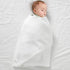 mimixiong Baby Blanket Knit Swaddle Blanket Soft Warm Crochet Neutral Receiving Unisex Baby Blanket for Boys and Girls White 40 x 30 inches...