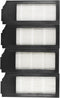 HQRP 4-Pack Robot Vacuum Cleaner Filter Replacement For Ecovacs Deebot X1 Omni / X1e OMNI / X1 Plus / X1 Turbo...