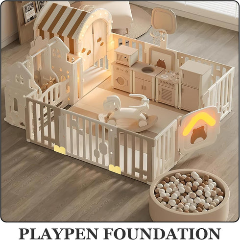 ULTECHNOVO 2pcs Children's Anti-slip Playpen Base Replacement Playpen Stabilizing Supplies Playpen Accessories Fixator Floor Accessory Playpen Fen...