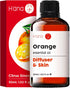 H’ana Sweet Orange Essential Oil for Diffuser - 100% Natural Sweet Orange Essential Oils for Skin Use - Sweet Orange Oil Essential Oil for Aromath...