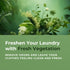 Laundry Detergent Sheets - 120 Loads 60 Sheets, Powerful with Bio-enzymes and Plant-Based, Travel Laundry, Eco Friendly Clean Strips for HE Machin...