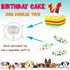 Dog Birthday Toy, Dog Birthday Cake Toy, Dog Birthday Gifts, Squeaky Plush Birthday Dog Toys for Small Medium and Large Dogs...