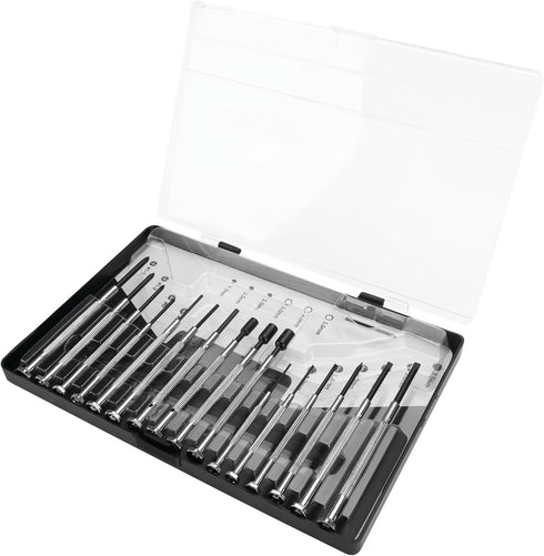 Performance Tool 1422 Precision Screwdriver Set with Black Oxide Steel Shafts and Chrome Plated Corrosion Resistant Handles...
