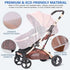 Mosquito Net for Stroller 2Pack - Protective Baby Stroller Mosquito Net - Perfect Bug Netting for Strollers, Bassinets, Cradles, Playards, Pack N ...