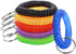 Yolev 6 Color Wrist Coil Keychain Plastic Coil Wristband Stretch Spring Spiral Coil Bracelets Key Chain Wrist Key Holder for Sauna Gym Pool ID Bad...