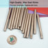 Wax Seal Stick, Zifospy 15 Pieces Glue Gun Wax Seal Sticks for Sealing Wax, Sealing Wax Sticks for Wedding Invitations, Cards, Envelopes (Champagn...