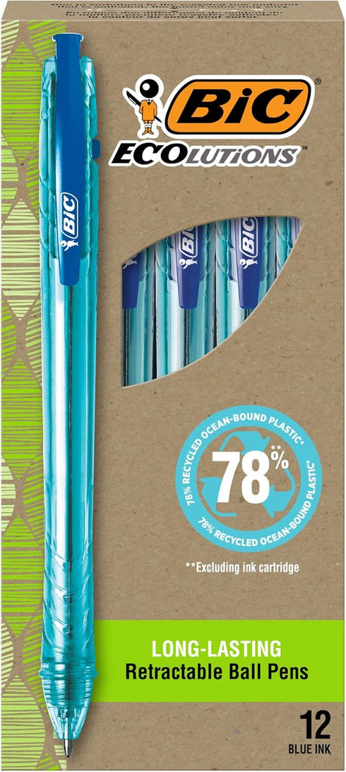 BIC ReVolution Ocean Retractable Ballpoint Pen...