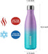 BJPKPK 17oz Insulated Water Bottles Stainless Steel,Sports Water Bottles Keep Cold for 24 Hours and Hot for 12 Hours,BPA Free,Glitter Purple Green...