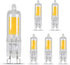Feit Electric BP35G9/830/LED/6 35-Watt EQ DM G9 Base T4 Specialty LED Light Bulb, 6-Pack...