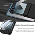 for Samsung Galaxy Z Flip 6 Case with Hinge Protection & Cover Screen Protector, Square Texture, Scratch Resistant, Shockproof, Rugged Slim Fit Ph...