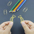 100Pcs Metal Paper Clips, Mini Cute Banana Shape Electroplated Metal Paperclips for Book Memo Paper Poster Photo...