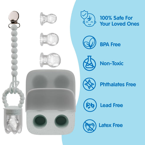 Baby Fruit Feeder-Fruit Holder for Baby BPA-Free Silicone Feeder Baby Fruit Feeder for Babies 4-12 Months Baby Fruit Food Feeder Pacifier Breast M...