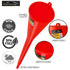 Round Kitchen Funnel for Bottles & Containers - Automotive Oil Funnel for Gas & Lubricants (12.0 Fluid Ounces, Red)...