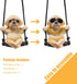 Labrador Retriever Car Mirror Hanging Accessories Cute Swinging Dog Rear View Mirror Accessories for Men & Women...