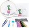 BERYA Cactus Embroidery Kit Including Video Step by Step Instructions Embroidery Hoop,Color Threads and Embroidery Scissors for Beginners-Handmade...