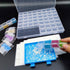 56 Grid Diamond Painting Container Box with 4pcs Label Stickers for Sewing,Organizer Nail Diamonds and Bead for DIY Art Craft...
