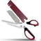 Multi-Purpose Kitchen Scissors with built-in knife sharpener - Camping Essentials for All-Purpose Cutting | Heavy Duty Stainless Steel Blades - Pe...