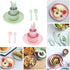 14Pcs Dinnerware Sets, Lightweight Healthy Plates, Soup Spoon, Bowls, Cups and Cutlery Sets- Dishwasher & Microwave Safe (Set for 2)...