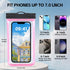 Waterproof Phone Pouch 2 Pack - IPX8 Waterproof Case for iPhone 15 14 13 12 Pro Max Plus Samsung Google Pixel, Up to 7.2 inch- Underwater Dry Bag ...