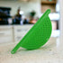 Handheld Plastic Pot Drainer, Noodle & Pasta Strainer with Handle - Fits up to 9" Pots - Green...