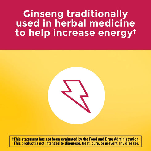 Nature Made Multi + Ginseng, Daily Energy Multivitamin for Adults, One Per Day Vitamin, 60 Capsules...
