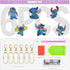 MATHARAGO Diamond Art for Kids 6 Pcs DIY Diamond Painting Keyrings Set, Painting by Number Gem Keychains Craft Kits for Kids Ages 6-12, Gifts for ...
