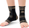 Copper Ankle Brace for Men and Women, Ankle Compression Sleeve Ankle Support Brace for Sprained Ankle, Plantar Fasciitis, Running, Foot Pain Relie...