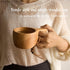 Wooden Cup Camping Cup Nordic Style Handmade Natural, Portable Wood Mug Drinking Cup for Coffee, Tea and Milk...
