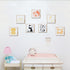 20 Pack Baby Shower Stencils for Onesie Decorating Kit Fabric Reusable Mixed Phrase Pattern Painting Stencils Small Animals Template for Painting ...