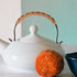 Luxshiny Rattan Metal Handle for Ceramic Pot Teapot Handle Replacement Whistleing Kettle Handle Grip for Chinese Teapot Ceramic Pottery Tea Pots...