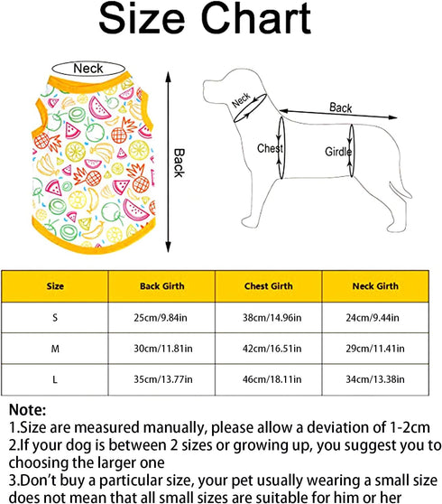 5 Pieces Dog Shirts Pet Printed Puppy Clothes Soft Dog Sweatshirt Pullover Dog T Shirts Summer Puppy Clothes Dog Outfits for Small Medium Dogs and...
