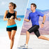 2 Pack Waterproof Bands Compatible with Fitbit Versa 3 / Fitbit Versa 4 / Fitbit Sense/Sense 2 Bands, Classic Soft Sports Replacement Wristbands f...