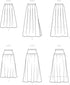 Simplicity Misses' Skirt Sewing Pattern Kit, Code S9472, Sizes 16-18-20-22-24, Multicolor...