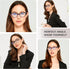 Cat Eye Blue Light Blocking Glasses for Womens - 2 Pairs Lightweight Blue Screen Computer Eyeglasses Anti Glare Glasses...