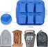 Gravestone Mold for Chocolate, Halloween Silicone Mold for Ice, Soap, Cake(2 Pack)...