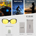 LVIOE Night-Vision Driving Glasses Wrap Around Anti Glare with Polarized Yellow Lens for Women...