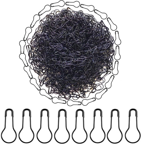 1000Pcs Metal Black Safety Pins/Bulb Pin/Gourd Pin/Calabash Pin for Clothing Crafting and DIY Home Accessories, Suitable for The Tailor...