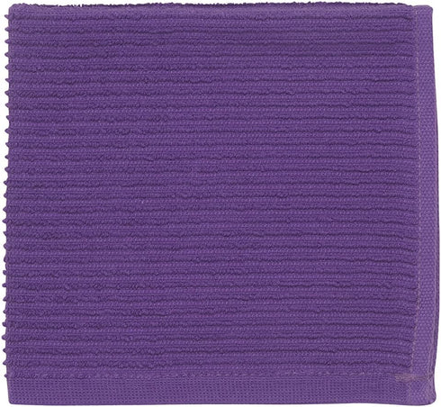 Now Designs Ripple Kitchen Dishcloth, Set of 4, Prince Purple...