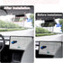 Rear View Mirror Cover Pink Rear View Mirror Accessories, Car Rear View Mirror Protector Frame Silicone Automotive Mirror Frame Compatible with Mo...