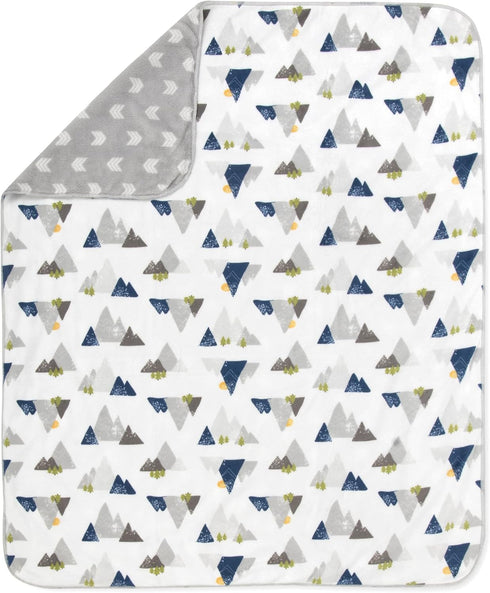 Sherpa Fleece Baby Blankets for Boys and Girls – Colorful, Reversible Baby Blankets for Newborns, Infants, Toddlers, and Nursery (Mountains & Arro...