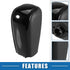Automatic Transmission Gear Shift Knob for Toyota Land Cruiser Prado 2009-2017 Plastic Punched Leather Black...