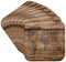 3dRose CST_205047_2 Print of Map of World on Wood Soft Coasters, (Set of 8)...